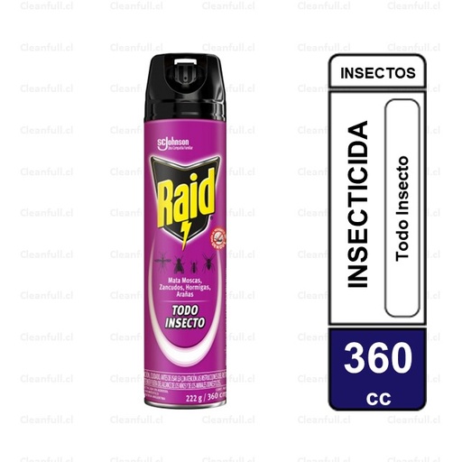 [IN0201] INSECTICIDA RAID TODO INSECTO 360 CC