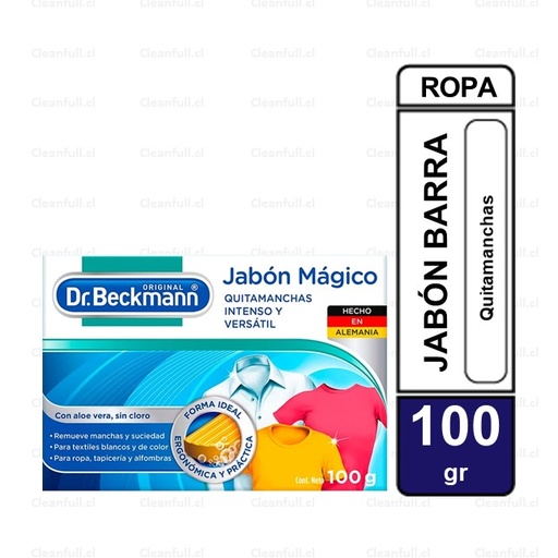 [JB0005] JABON MAGICO DR BECKMANN QUITAMANCHAS INTENSO 100 GR