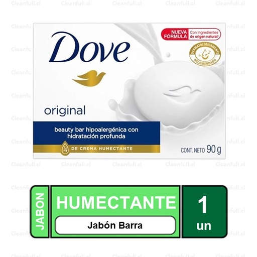 [JJ0031] JABON BARRA DOVE ORIGINAL 90G