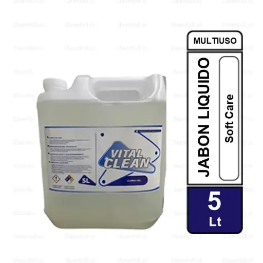 [JJ0051] JABON LIQUIDO VITAL CLEAN SOFT CARE 5L
