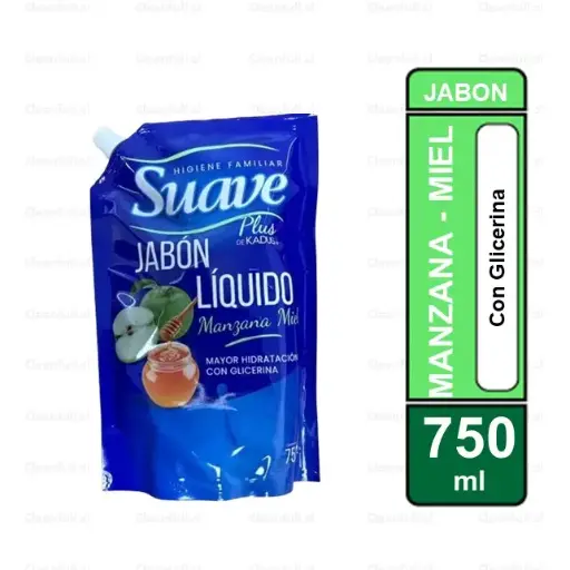 [JJ0100] JABON LIQUIDO SUAVE MANZANA MIEL 750ML