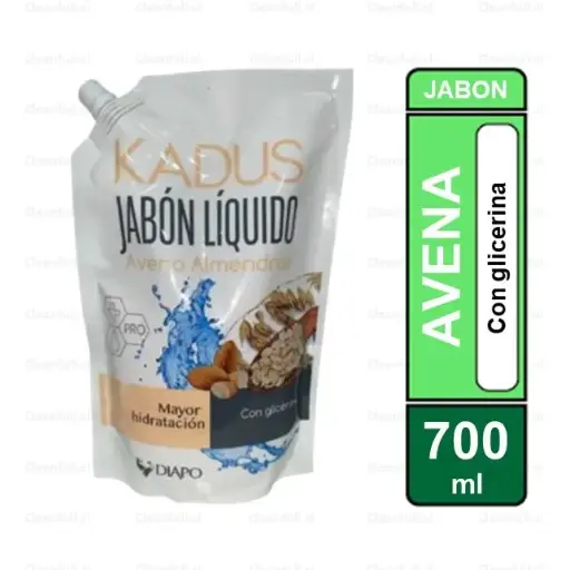 [JJ0104] JABON LIQUIDO KADUS AVENA ALMENDRAS DOYPACK  700ML