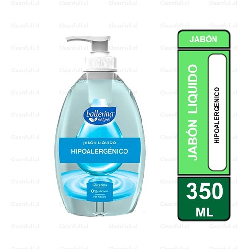 [JJ0110] JABON LIQUIDO BALLERINA HIPOALERGENICO 350 ML