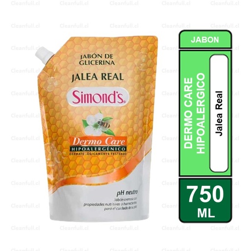 [JJ1004] JABON LIQUIDO SIMONDS JALEA REAL DOYPACK 750ML