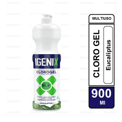 [LC0001] CLORO GEL IGENIX EUCALIPTUS 900 ML