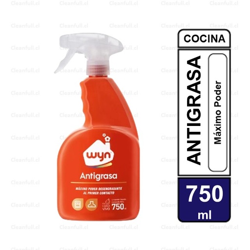 [LC0017] ANTIGRASA-DESENGRASANTE WYN 750 ML