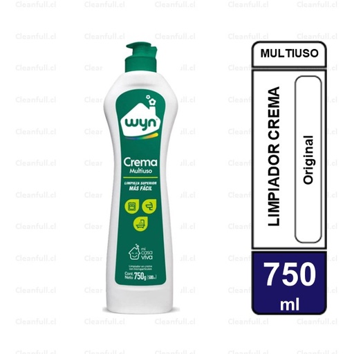 [LC0025] LIMPIADOR CREMA WYN ORIGINAL 750 ML