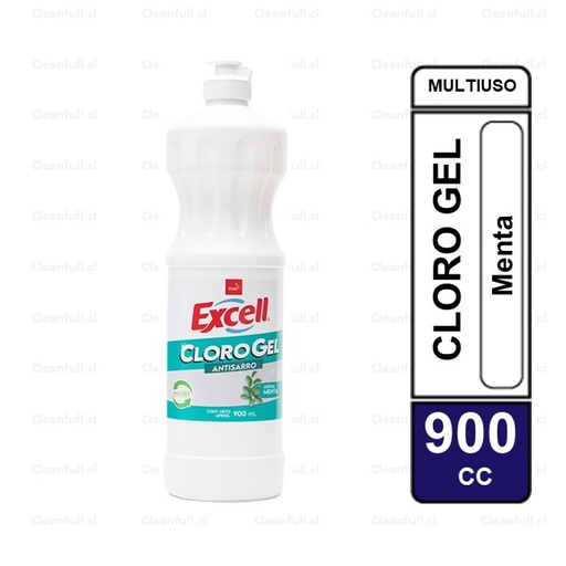 [LC0035] CLORO GEL EXCELL MENTA 900 ML