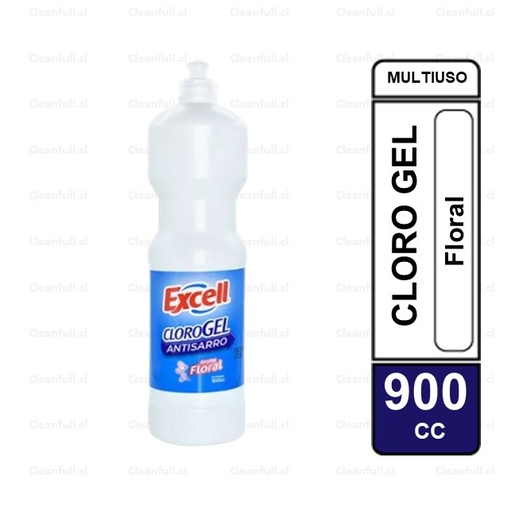 [LC0044] CLORO GEL FLORAL EXCELL 900ML