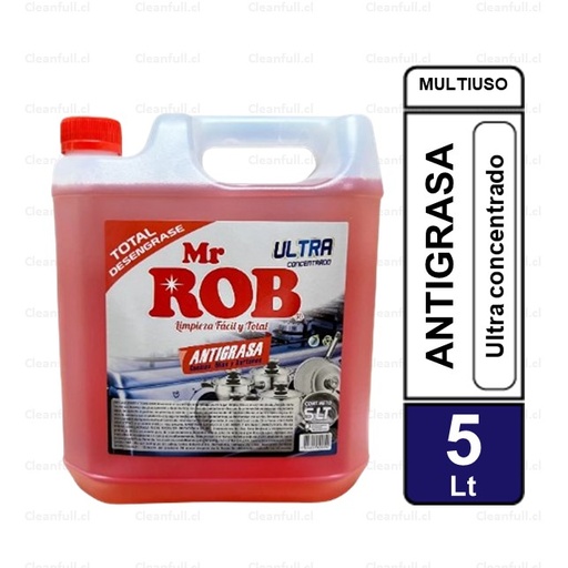 [LC0099] ANTIGRASA-DESENGRASANTE MR ROB ULTRA CONCENTRADO 5L