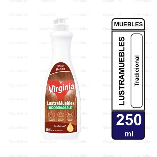 [LI0009] LUSTRAMUEBLES VIRGINIA  BIODEGRADABLE 250 ML