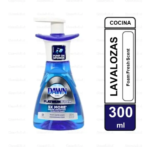 [LL0016] LAVALOZA DAWN PLATINUM FOAM FRESH SCENT 300ML