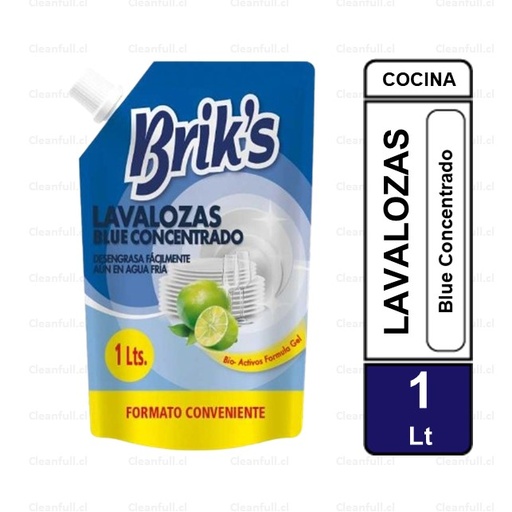 [LL0026] LAVALOZAS BRIKS BLUE DOYPACK 1 LT