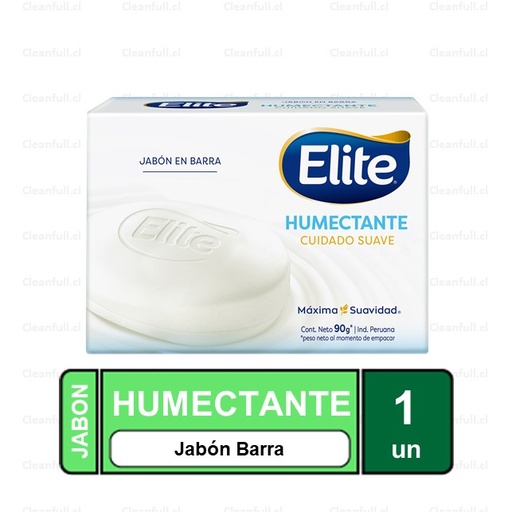 [LL0029] JABON BARRA ELITE HUMECTANTE  SUAVE 90G