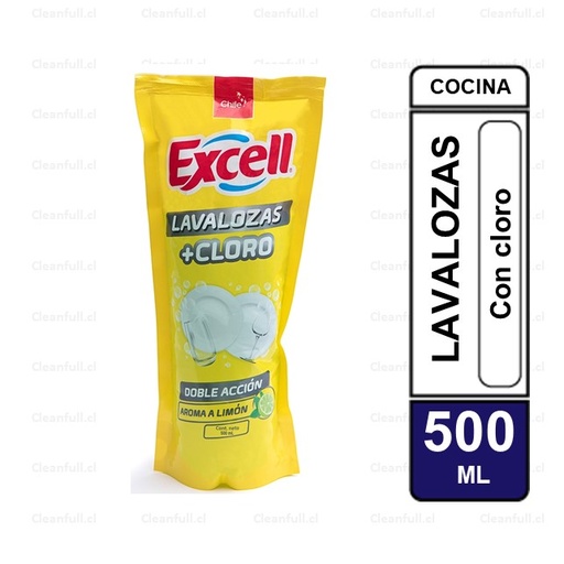 [LL0038] LAVALOZAS EXCELL DOYPACK CON CLORO 500ML