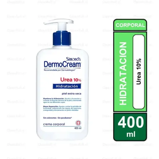 [LL0230] DERMOCREAM SIMONDS UREA 10 400 ML