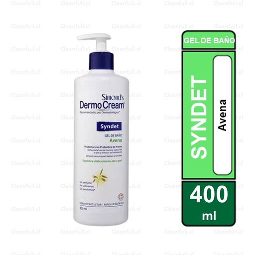 [LL0235] SYNDET DERMOCREAM JABON AVENA SIMONDS 400 ML