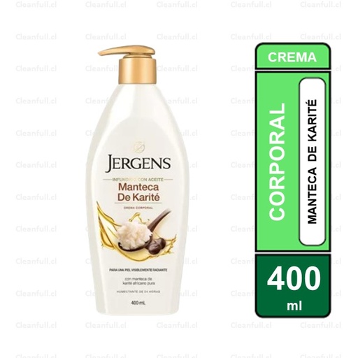 [LL0243] CREMA CORPORAL JERGENS MANTECA DE KARITE 400 ML