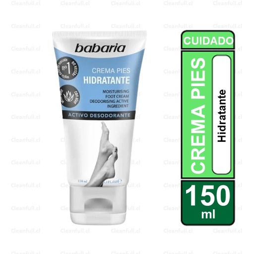 [LL0247] CREMA BABARIA PIES HIDRATANTE 150ML