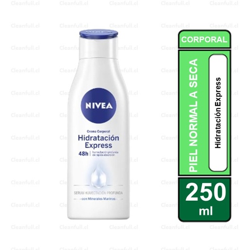 [LL0252] CREMA CORPORAL NIVEA HIDRATANTE EXPRESS 250 ML