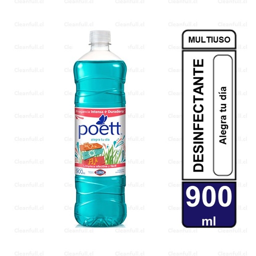 [LP0010] LIMPIA PISOS POETT ALEGRA  TU DIA 900 ML