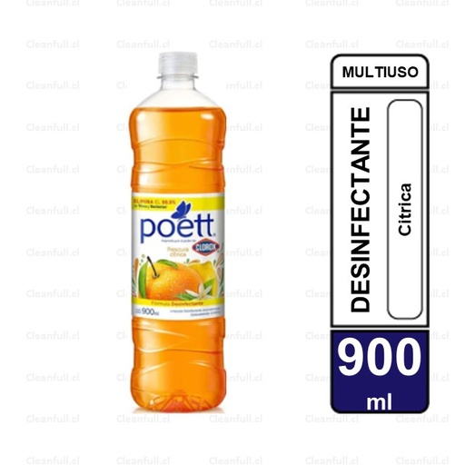[LP0012] LIMPIA PISOS POETT FRESCURA CITRICA  900ML