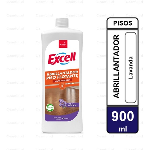 [LP0123] ABRILLANTADOR EXCELL PISO FLOTANTE LAVANDA 900 ML
