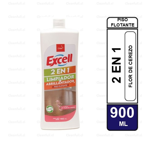 [LP0125] LIMPIADOR+ABRILLANTADOR EXCELL PISO FLOTANTE FLOR DE CEREZO