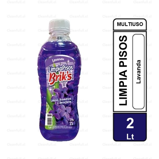 [LP0180] LIMPIA PISOS BRIKS LAVANDA  2LT