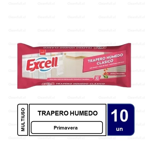 [LP0187] TRAPERO HUMEDO EXCELL CLASICO PRIMAVERA 10 UN