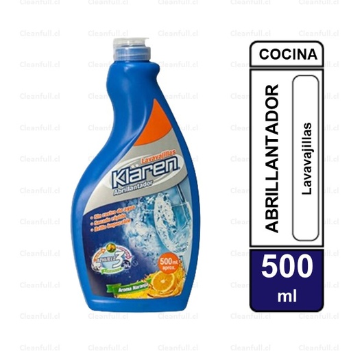 [LV0001] ABRILLANTADOR LAVAVAJILLAS KLAREN 500 ML
