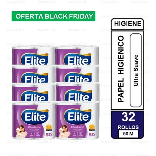 [MA0001] MANGA PAPEL HIGIENICO ELITE ULTRA DH 32 UNI 50 M
