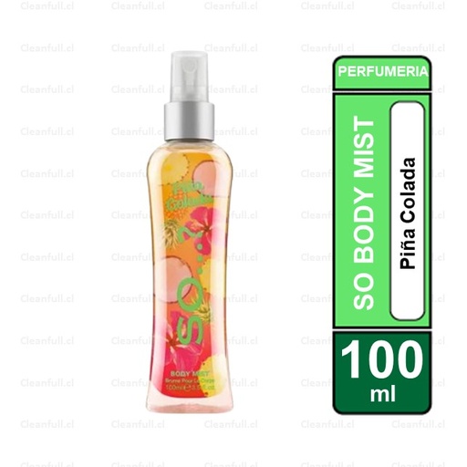 [OF0018] FRAGANCIA SO BODY MIST PIÑA COLADA 100 ML