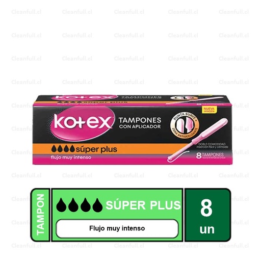 [OF0050] TAMPON  KOTEX SUPER   8UN