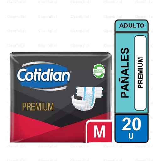 [PA0075] PAÑALES ADULTO COTIDIAN PREMIUM  M 20
