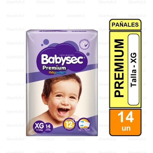 [PI0027] PAÑALES BABYSEC PREMIUM XG 14