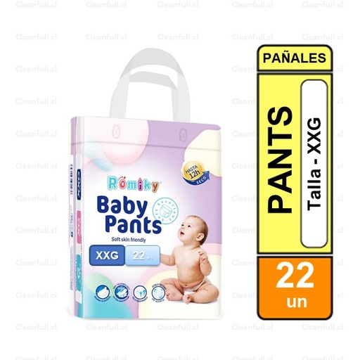 [PI0067] PAÑALES PANTS ROMIKY XXG 22 UN