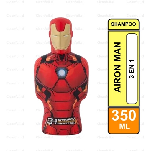 [SB0001] SHAMPOO 3 EN 1 MARVEL AIRON MAN 350 ML