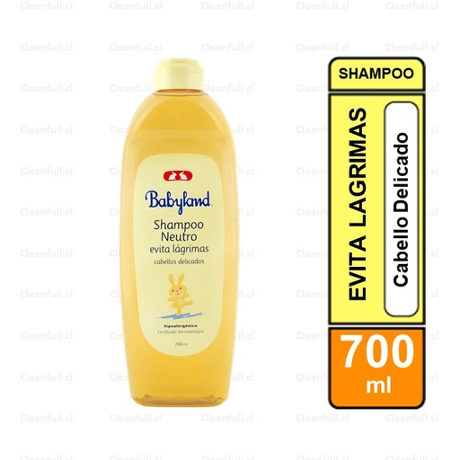[SB0222] SHAMPOO BABYLAND EVITA LAGRIMAS  700 ML