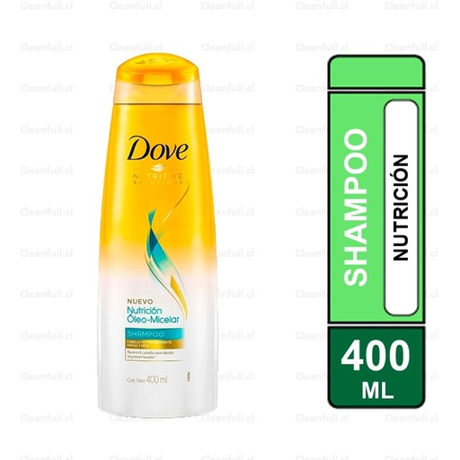 [SH0009] SHAMPOO DOVE NUTRICION OLEO MICELAR  400ML