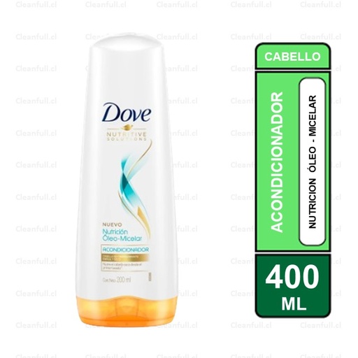 [SH0010] ACONDICIONADOR DOVE NUTRICION OLEO MICELAR 400 ML