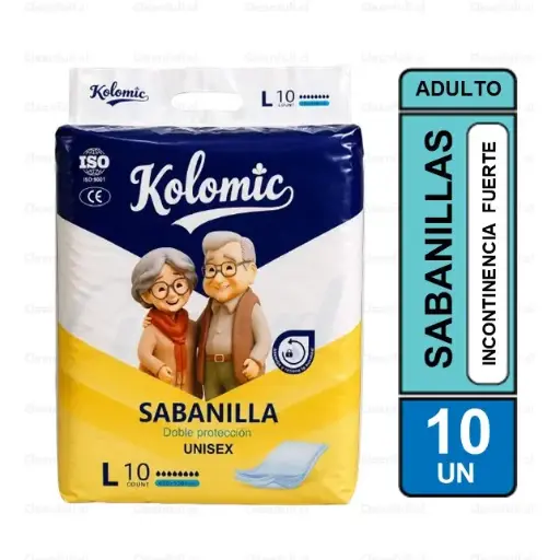 [SO0060] SABANILLA PROTECTOR DE CAMA KOLOMIC 10 UN
