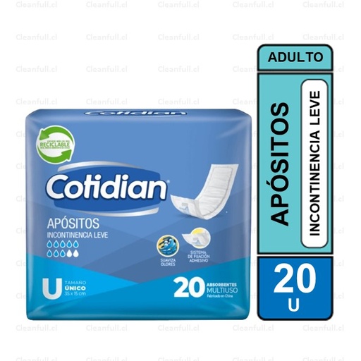 [SO0078] APOSITOS ADULTO COTIDIAN REGULAR  20 UN