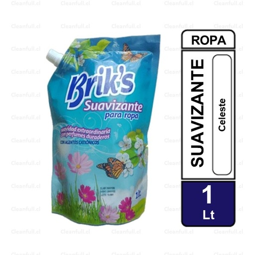 [SU0020] SUAVIZANTE BRIKS DOYPACK CELESTE 1LT