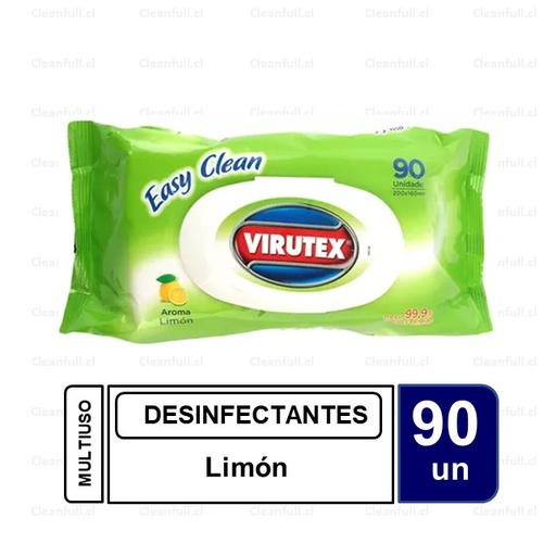 [TD0003] TOALLAS VIRUTEX DESINFECTANTES 90 UN