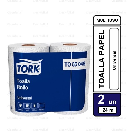[TP0015] TOALLA DE PAPEL TORK 2 UN 24 MT