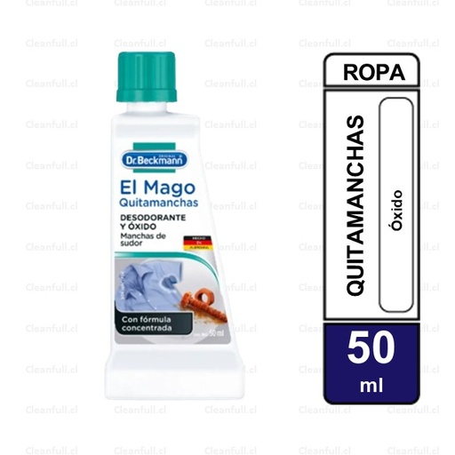 [TR0004] QUITAMANCHAS DR BECKMANN MAGO OXIDO 50 ML
