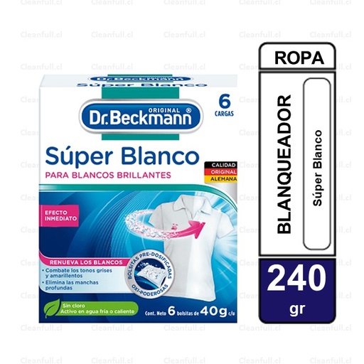 [TR0008] BLANQUEADOR SUPER BLANCO DR. BECKMANN 240G