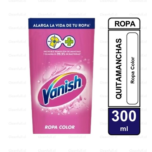 [TR0023] QUITAMANCHAS EN GEL VANISH COLOR 300 ML