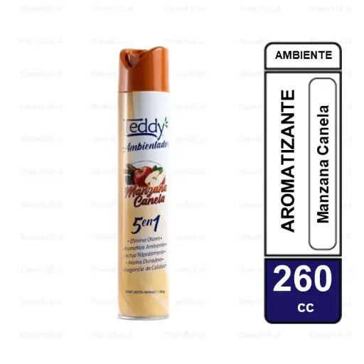 [AR0061] AMBIENTAL TEDDY MANZANA CANELA 400 ML